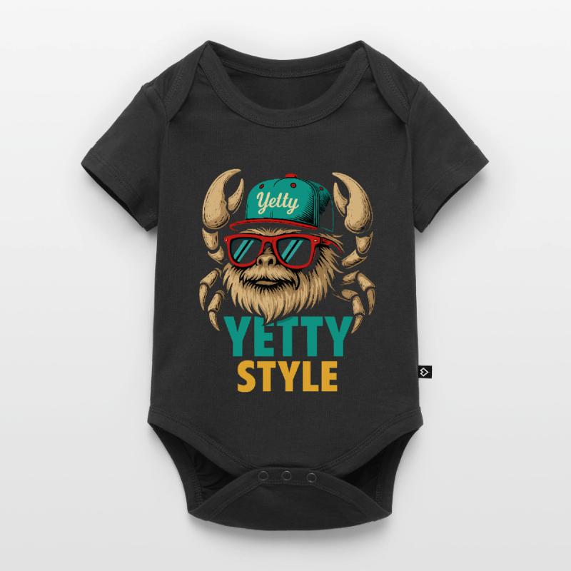 Yetty Style Yeti Graphic Baby Premium short-sleeve bodysuit