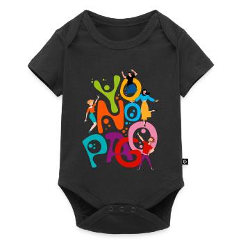 I don't pay - Baby Premium short-sleeve bodysuit - black - Front