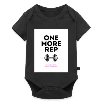 Gym Motivation Une conception de représentation de plus - Body à manches courtes Premium Bébé - noir - Devant
