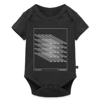 cadeau d'affiche post-rock - Body à manches courtes Premium Bébé - noir - Devant