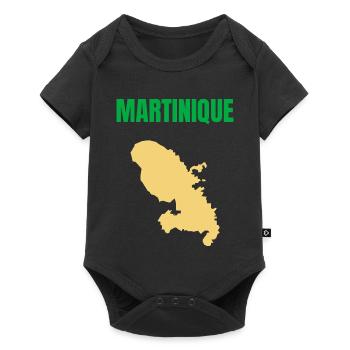 Martinique – West Indies T-shirt - Baby Premium short-sleeve bodysuit - black - Front
