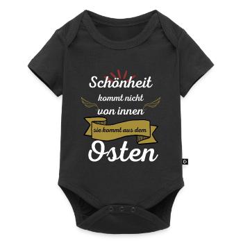 La beauté vient de l’Orient - Body à manches courtes Premium Bébé - noir - Devant