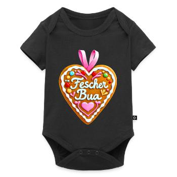 Gingerbread Heart October Folk Festival Traditional Costume Fescher Bua - Baby Premium short-sleeve bodysuit - black - Front