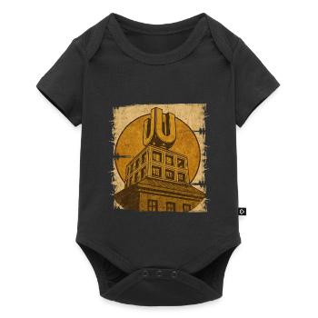 Dortmund U - Baby Premium Kurzarmbody - Schwarz - Vorne