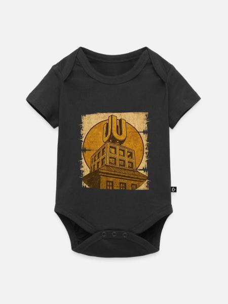 Dortmund U - Baby Premium Kurzarmbody - Schwarz