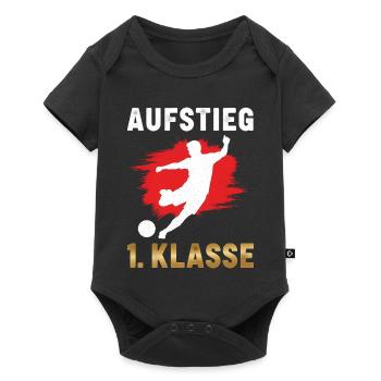 Promotion 1st Grade Back to School Football Red - Baby Premium short-sleeve bodysuit - black - Front
