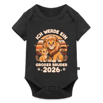 I'm going to be A big brother in 2026 - Baby Premium short-sleeve bodysuit - black - Front
