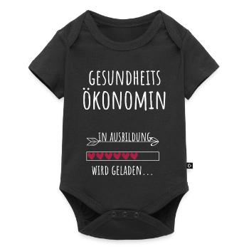 Gesundheitsökonomin Student Beruf Ausbildung - Baby Premium Kurzarmbody - Schwarz - Vorne