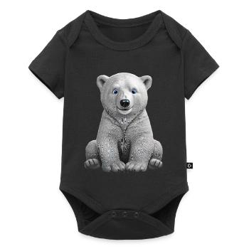 Eisbaer - Baby Premium short-sleeve bodysuit - black - Front