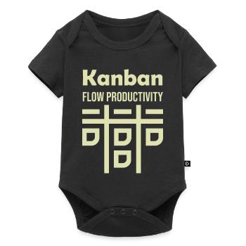 Kanban Flux Productivité - Body à manches courtes Premium Bébé - noir - Devant