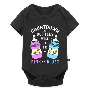 Gender Reveal New Year - Baby Premium short-sleeve bodysuit - black - Front