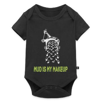 Mud is my Makeup - Baby Premium short-sleeve bodysuit - black - Front