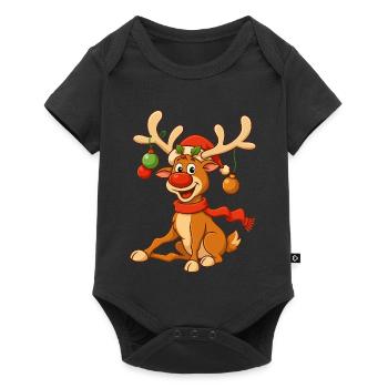 Christmas T-Shirt Women's Gifts for Him Funny - Baby Premium short-sleeve bodysuit - black - Front