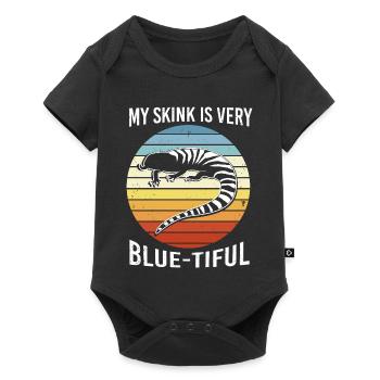 Lizard Blue Tongue - Baby Premium short-sleeve bodysuit - black - Front