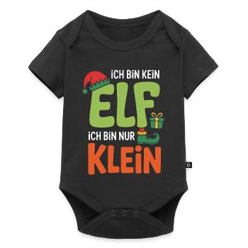 Je ne suis pas un ELF, je suis juste petit - Body à manches courtes Premium Bébé - noir - Devant