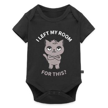 J’ai quitté ma chambre pour ça ? - Body à manches courtes Premium Bébé - noir - Devant
