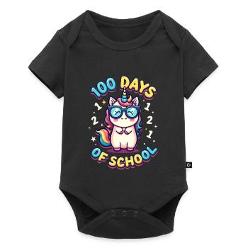 100th Day Of School 100 Day Of School Kids - Baby Premium short-sleeve bodysuit - black - Front
