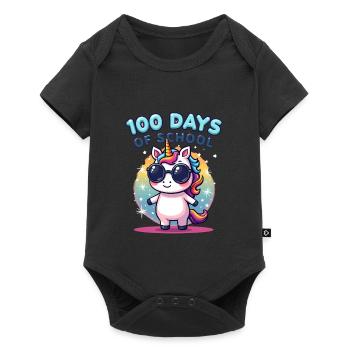 100th Day Of School 100 Day Of School Kids - Baby Premium short-sleeve bodysuit - black - Front