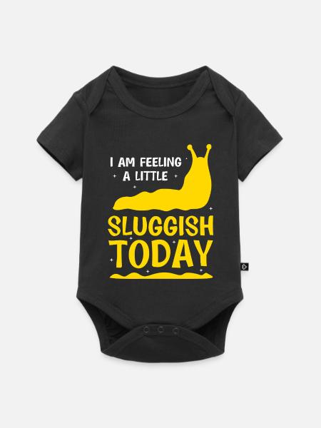 Banane Schnecke - Baby Premium Kurzarmbody - Schwarz