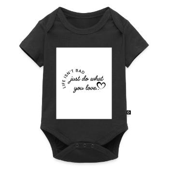 Do what you love - Baby Premium short-sleeve bodysuit - black - Front