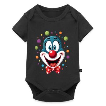 Carnival Clown Costume Carnival Carnival - Baby Premium short-sleeve bodysuit - black - Front