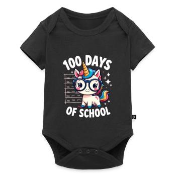 100th Day Of School 100 Day Of School Kids - Baby Premium short-sleeve bodysuit - black - Front