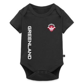 GREENLAND DENMARK | SINCE 1814 - Baby Premium short-sleeve bodysuit - black - Front