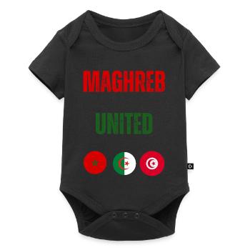 Maghreb United - Algeria Morocco Tunisia - Baby Premium short-sleeve bodysuit - black - Front