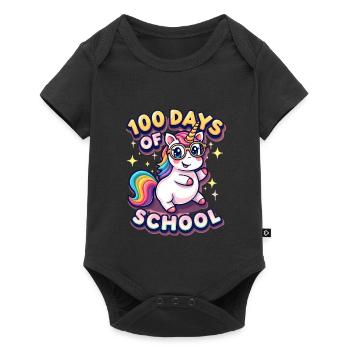 100th Day Of School 100 Day Of School Kids - Baby Premium short-sleeve bodysuit - black - Front