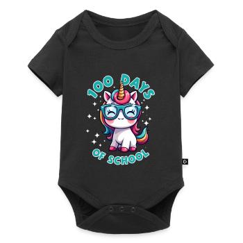 100th Day Of School 100 Day Of School Kids - Baby Premium short-sleeve bodysuit - black - Front