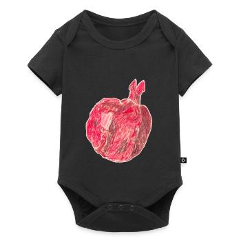 pomegranate - Baby Premium short-sleeve bodysuit - black - Front