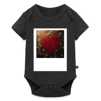 Untitled_design_2 - Baby Premium short-sleeve bodysuit - black - Front