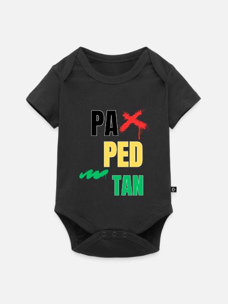 pa_ped_tan - Baby Premium Kurzarmbody - Schwarz