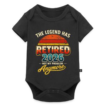 The Legend Retires 2026 - Humor - Baby Premium short-sleeve bodysuit - black - Front