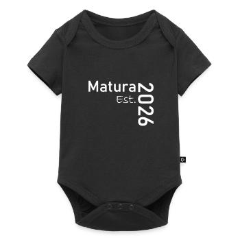 Don Matura 2026 - Body à manches courtes Premium Bébé - noir - Devant