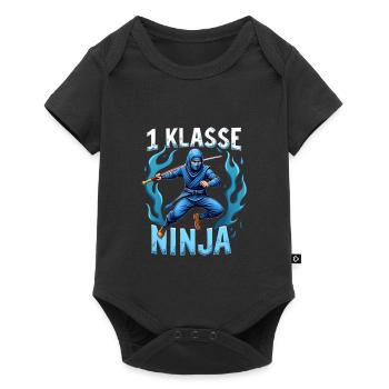 School Child 2026 School Enrollment 2026 Back to School - Baby Premium short-sleeve bodysuit - black - Front