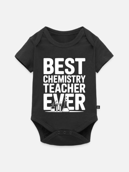 Bester Chemielehrer aller Zeiten - Baby Premium Kurzarmbody - Schwarz
