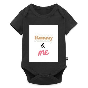 Mommy & Me Lettering Duo Design - Baby Premium short-sleeve bodysuit - black - Front