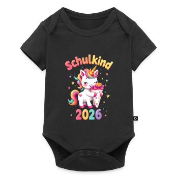 Scolaire 2026 Inscription scolaire 2026 Retour à l’école - Body à manches courtes Premium Bébé - noir - Devant