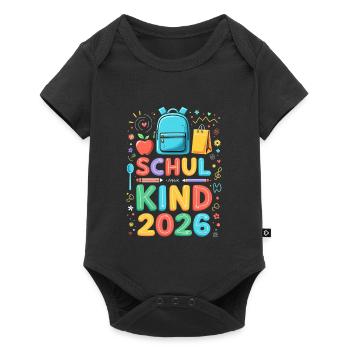 Scolaire 2026 Inscription scolaire 2026 Retour à l’école - Body à manches courtes Premium Bébé - noir - Devant