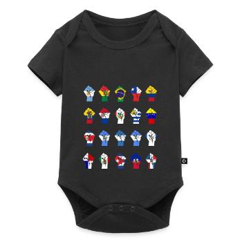 Lateinamerikanischer Widerstand - Baby Premium Kurzarmbody - Schwarz - Vorne