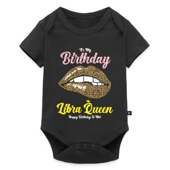 Zodiac sign Libra - Baby Premium short-sleeve bodysuit - black - Front