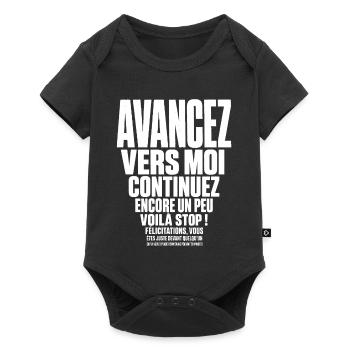 T-shirt Golf Humour Avancez Vers Moi Swing  - Body à manches courtes Premium Bébé - noir - Devant