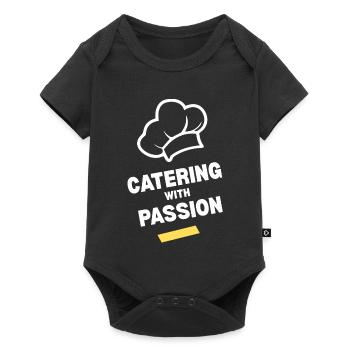 Wear Your Brand - Baby Premium short-sleeve bodysuit - black - Front