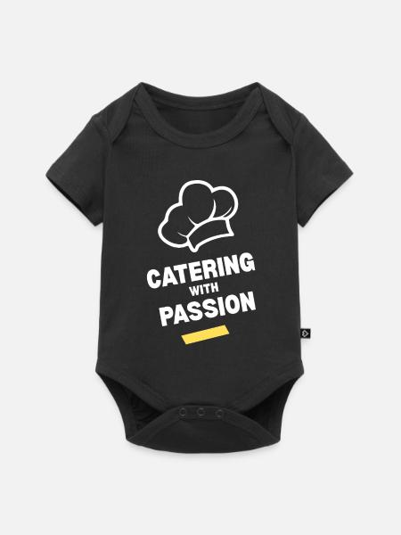 Trage deine Marke - Baby Premium Kurzarmbody - Schwarz