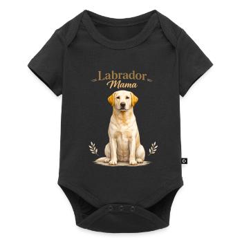 Labrador Mom – Gift for Labrador Dog Mom - Baby Premium short-sleeve bodysuit - black - Front
