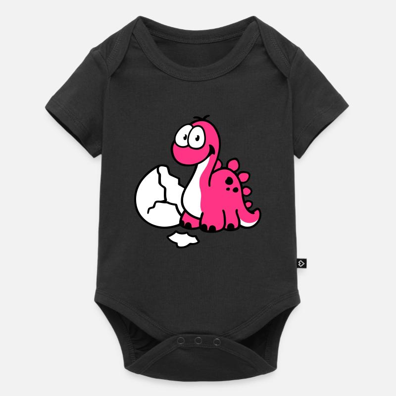 Dinosaur - Baby Premium short-sleeve bodysuit - black