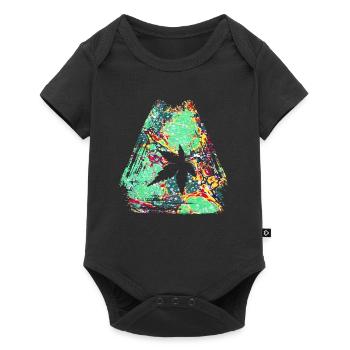 autumn sheet e 240 - Baby Premium short-sleeve bodysuit - black - Front