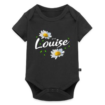 Louise - Baby Premium short-sleeve bodysuit - black - Front