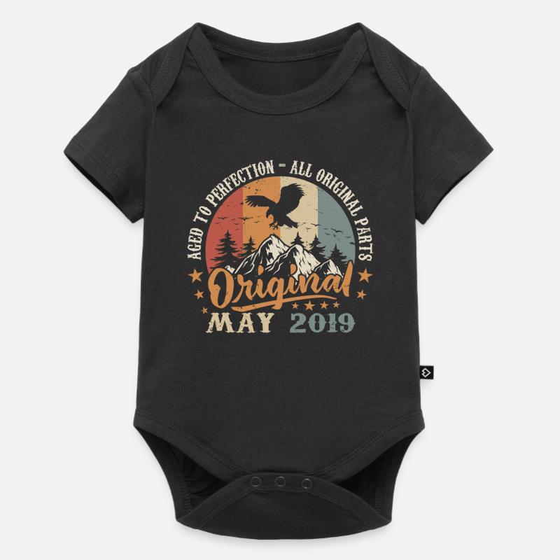 Cadeau d’anniversaire mai 2019 mai - mai 2019 - Body à manches courtes Premium Bébé - noir